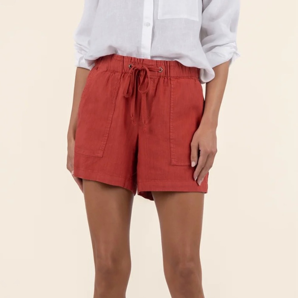 Women's reddish/watermelon Drawstring Shorts